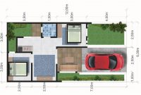 Rincian Denah Rumah Tipe 36 Model Terbaru