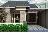 Rumah Minimalis dengan Kanopi