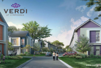 Kawasan Symphonia Summarecon Serpong di Tepi Danau