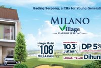 Milano Village Rumah Mewah di Gading Serpong