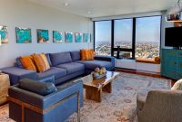 How To Create Blue and Orange Living Room
