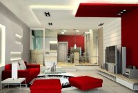 Make Interior Design Living Room Red
