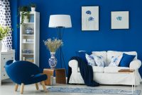Make Your House Unique With Blue Walls Living Room